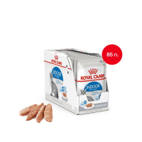 [ยกกล่อง 12 ซอง] Royal Canin Indoor Pouch Loaf อาหารเปียกแมวโต เลี้ยงในบ้านและทำหมัน อายุ 1 ปีขึ้นไป (โลฟเนื้อละเอียด, Wet Cat Food, โรยัล คานิน)(ส่งฟรี)(พร้อมส่ง!!!)