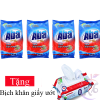 Combo 4 bịch bột giặt aba sạch tinh tươm gói 800g tặng 1 bịch khăn giấy - ảnh sản phẩm 1