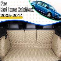 Alas Bagasi Mobil หนังสำหรับฟอร์ดโฟกัส C307 2005 ~ 2014กันน้ำ Proection Accesorios Para ด้านหลังรถยนต์ Trunk Mat อุปกรณ์เสริมรถยนต์