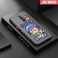 เคส JIUMOO สำหรับ Xiaomi Redmi 8 8A 8A Pro เคสการ์ตูนน่ารักลายการ์ตูนน่ารักบางฝ้าเคสโทรศัพท์โปร่งใสซิลิโคนขอบสี่เหลี่ยมด้านข้างเคสนิ่มป้องกันเลนส์กล้องคลุมทั้งหมด