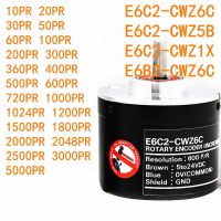 ตัวเข้ารหัสแบบโรตารี่ E6C2-CWZ6C E6C2-CWZ5B 10PR 1000PR 200 20 30 50 100 1024 1200 2048 2000อะไหล่วงจรไฟฟ้า5-24V