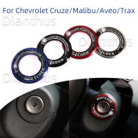 Chevrolet Cruze/malibu/aveo/trax รถยนต์สำหรับ Contactlock แหวนวงกลมหลุมฝาครอบสติกเกอร์สีคาร์บอนไฟเบอร์