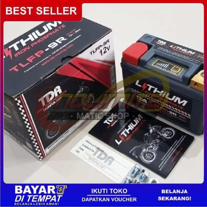 Aki Motor Tdr Lithium Iron Phosphate Battery Tlfp R V Xmax Lazada Indonesia