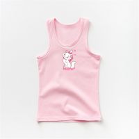 COD SDFSDTFGER Girls Cute Marie Cat Vest Shirt Kitten Kitty Sleeveless Cotton Tank Top