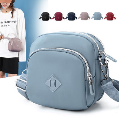 2023 New Korean Fashion Trendy One-Shoulder Bag Simple All-Match Solid Color Nylon Casual Bag For Women 2023