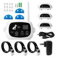 Retail Drop Shipping Wireless 1/2/3 Dog Fence Pet Containment System Transmitter Collar Waterproof Rechargeable No Wire