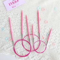 ✵㍿ 1 piece LYKKE 40cm/60cm/80cm/100cm Blush Fixed Circular Knitting Needle