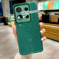 เคสโทรศัพท์ KONSMART สำหรับ Infinix GT 10 Pro 5G ใหม่ล่าสุด2023ดีไซน์อุปกรณ์ป้องกันเลนส์เคสใส่โทรศัพท์ป้องกันทีพียูอ่อนแวววาวแวววาวสำหรับ Infinix Note 30 4G 5G Note 30 Pro Note 30i Smart 7 GO 2023 Hot 30 5G 4จี30i 30เล่น