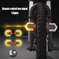 ♠✘▪ ZK30 Set Turn Signals bicycle Front Rear Light Smart Remote Control Bike Light Cycling Safety Warning Taillight Electric scooter