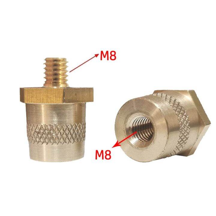 M8 Terminal Connector Brass Tone Post Adapter Stud Screws Nuts Lazada