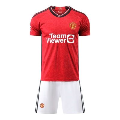 ✁◎✴  23-24 football Manchester united take away the ball clothes suit custom game children adult training cristiano ronaldo jersey