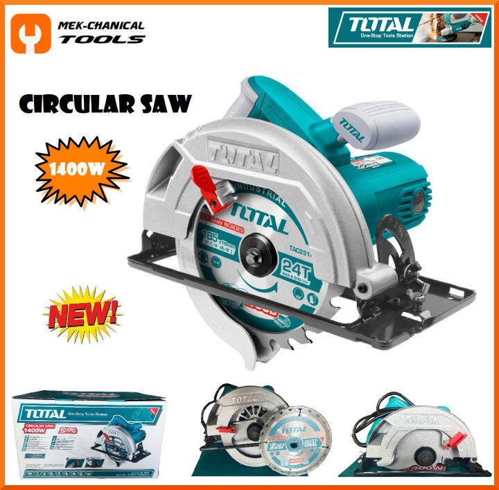 TOTAL TOOLS CIRCULAR SAW 1400W (TS1141856) Lazada PH