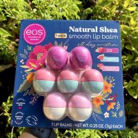 EOS Natural Shea Smooth Lip Balm - 7 Pack