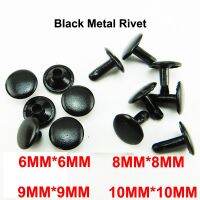 100PCS Black METAL RIVETS Decorative Buttons Sewing Clothes Accessory Brand Trousers Rivet MR-037