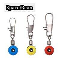 ﹊✙▣ 30pcs Sea Fishing Accessories Space Beans With Hook Snap Bearing Rolling Swivels For Feeder Carp Fishing Rig Connector Tackle