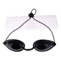 【cw】 1PCS Soft Sunbathing Eyewear Tanning Goggles Beach Adjustable UV Skin Tanning Eye Protection UV Shield Glasses Black ！