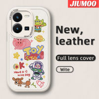 เคส JIUMOO สำหรับ Vivo เคส Y35ซิลิโคนนิ่มลายการ์ตูนหุ่นยนต์ของเล่นน่ารักดีไซน์ใหม่เคสใส่โทรศัพท์หนังกันกระแทกเลนส์กล้องถ่ายรูปเคสป้องกันรวมทุกอย่าง