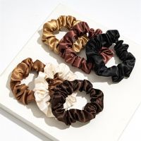 【CC】▦♣▥  Silk Scrunchie Elastic Multicolor Hair Band Ponytail Holder Headband Accessories 1PC Color