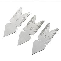 3pcs Center Gauges Measure Thread 55 60 Angle degrees Template Inch Metric Screw Pitch Measuring Lathe Tools Detect Steel Ruler