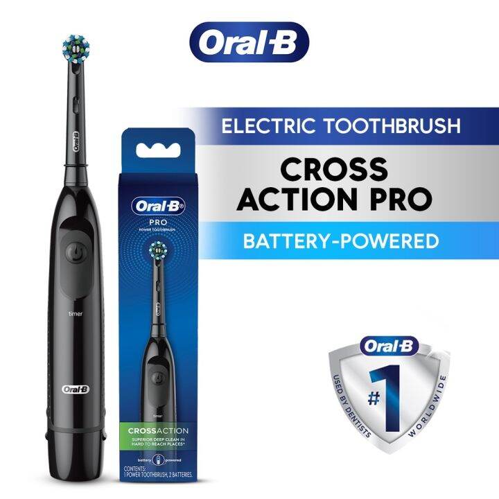 New Oral-B CrossAction Electric Toothbrush Battery Pro | Lazada PH