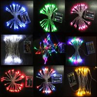 100pcs/lot Christmas Lighting Battery Operated LED Fairy Light 2M 20Leds String Flexible Tape Lamp Outdoor Garden Light in Multi Fairy Lights