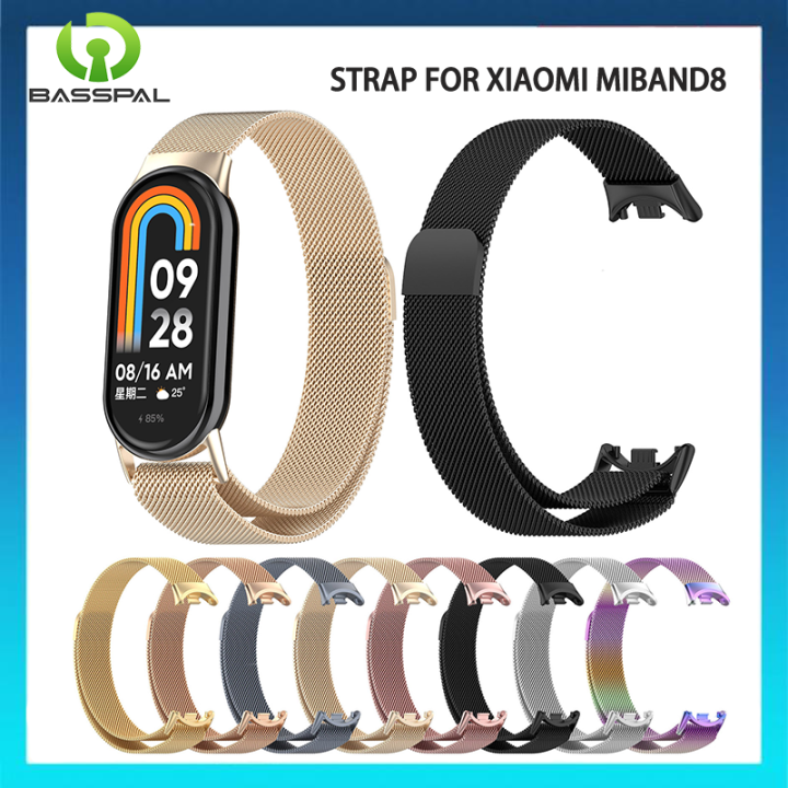 สายใส่ข้อมือพื้นฐานสำหรับสมาร์ทวอทช์8-nfc-miband-สายรัดข้อมือแม่เหล็ก8-nfc-สำหรับสมาร์ทแบนด์8สาย