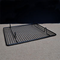 Black Non-Stick Cooling Stand Cake Biscuit Bread Cold Rack under-Cut Drying Net Oven BBQ Grill Baking Tool