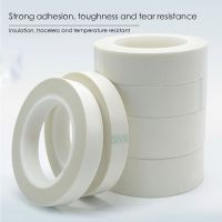 [HOY] 30M White Fiberglass Glass Cloth Insulation Heat Resistant Transformer Electrical Plating Bundling Sticky Adhesive Tape