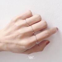 MCbrand.Jew? minimal Rings ✨เงินเเท้92.5% ใส่ติดตัวได้เลย ไม่ลอกไม่แพ้?