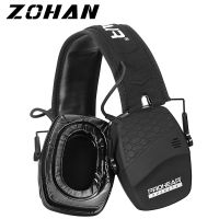 ZOHAN Electronic Shooting Headset Ear Protection Noise Reduction Headphone Sound Amplification Professional for Hunting Defender