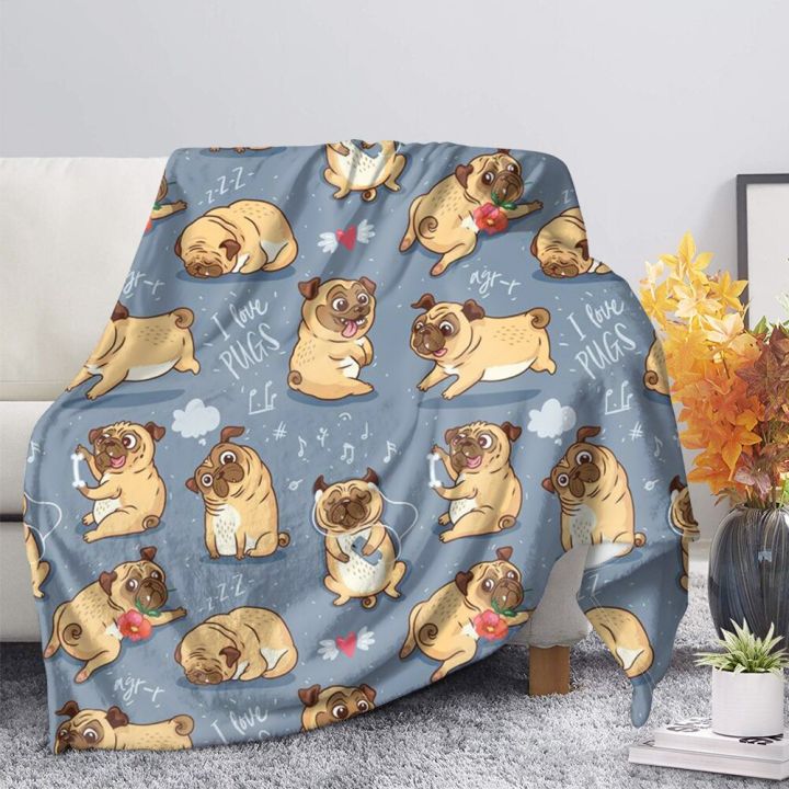 in-stock-cute-animal-blanket-puppy-soft-autumn-warm-sofa-wool-blanket-sofa-blanket-extra-large-lightweight-can-send-pictures-for-customization