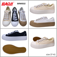 Baoji รองเท้าผ้าใบผูกเชือก รองเท้าผ้าใบผู้หญิง รุ่น BRW502 เบอร์ 37-41(XELN)
