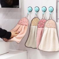 ▫ Thick Coral Fleece Soft Hand Towel Cotton Non-oil-Stick Soft Cloth Bathroom Quick-dry Wipe Towel Kitchen Dish Towels