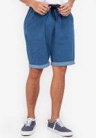 Zalora Basics - Drawstring Waist Denim Shorts