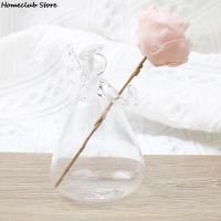 Transparent High Borosilicate Glass Vase Angel Creative Plant Flower Device Flower Arranging For Living Room Home Decor Tools