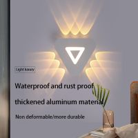 LED Wall Lamp Modern Minimalist Style Indoor/Outdoor IP65 Waterproof AC85-265V 3W/6W/9W+2W Lamps With 3 Years Warranties