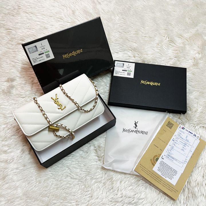 กระเป๋า-ysl-พร้อมส่ง-กระเป๋าสะพายข้าง-กระเป๋าสะพาย-กระเป๋าผู้หญิ-พร้อมกล่อง-ใบเสร็จ-กระเป๋าแบรนด์-กระเป๋าแฟชั่น2023