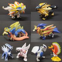 TAKARA TOMY ตุ๊กตาขยับแขนขาได้โปเกมอนของแท้ของเล่นโมเดล Tapu Koko Dialeo Rayquaza-Oh Sile Tapu Koko