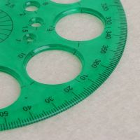 【cw】 Protractor All Round Ruler Template School Drafting Supplies P9JD