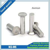 10/50pcs M2 M2.5 M3 M4 M5 M6 Solid Aluminum Flat Countersunk Head Punch Self-plugging Knock Signage Rivet 2 2.5 3 4 5 6mm GB869