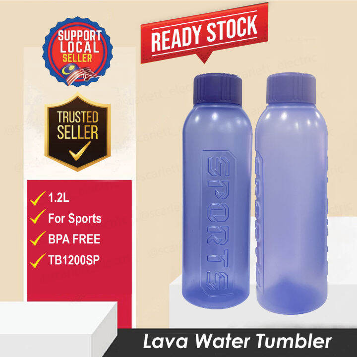 LAVA Water Bottle Tumbler Sports Drinking Container 850ml and 1.2L
