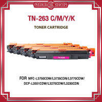 HP TN-263BK/TN263/263/TN267/TN-263/267 For HP Printer HL-3230CDN,HL-3270CDW,MFC-3750CDW,DCP-L3551CDW,MFC-L3735CDN,MFC-L3710CW,MFC-3770CDW ตลับหมึกเลเซอร์โทนเนอร์ Mirror Toner