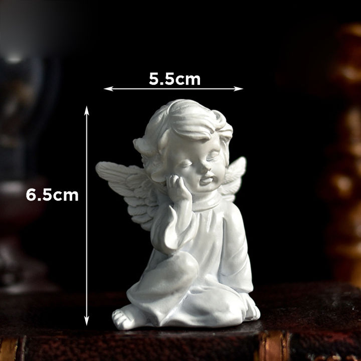 cute-decorative-flower-fairy-european-retro-heart-small-ornaments-resin-girl