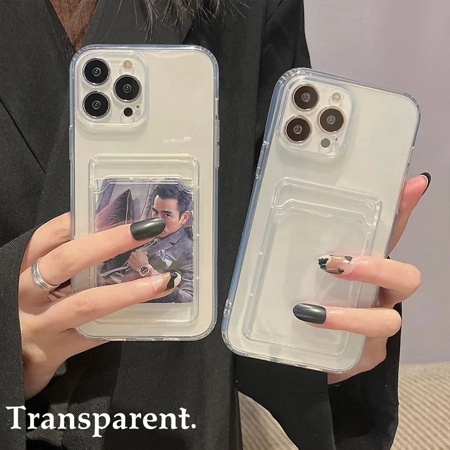 Clear Wallet Phone Case