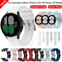 สายนาฬิกาข้อมือซิลิโคนปลายโค้งสำหรับ Samsung Galaxy Watch 4 6 Classic 46 46 46 Mm 42Mm 43Mm 47Mm Galaxy Watch 4/5/6 44 40Mm 5 Pro 45Mm