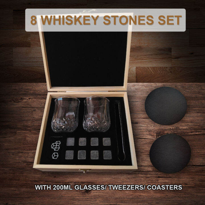 8pcs-whiskey-stones-whisky-ice-stones-set-2-glasses-with-wood-box-ice-cubes-for-wine-beer-drinks-cooler-cube-kitchen-accessories