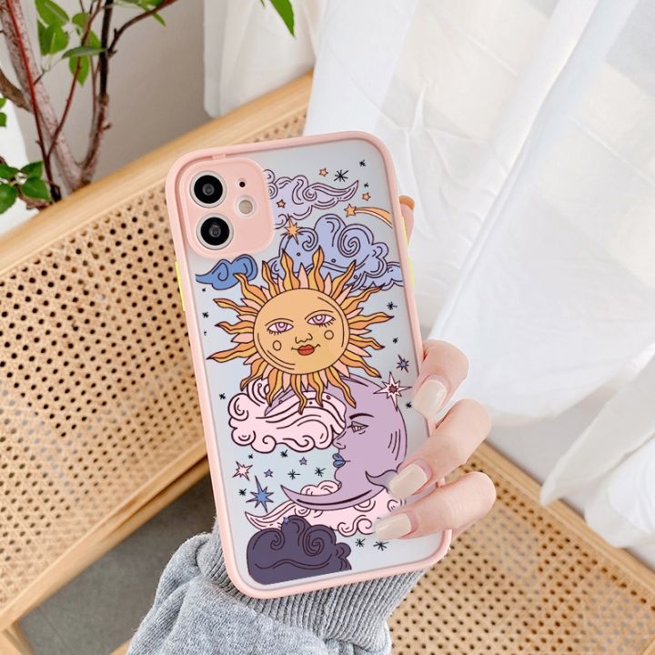 cold-noodles-jamular-ตลก-sun-moon-face-เคสโทรศัพท์กันกระแทกสำหรับ-iphone-13-12-11-pro-7-xs-max-x-xr-se20-8-plus-tpu-matte-candy-ฝาหลัง