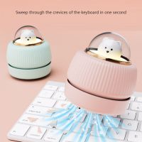 Cute Desktop Vacuum Cleaner Car Vacuum Cleaner Mini Desk Dust Sweeper For Keyboard Home School Office Desktop Cleaning Supplies