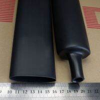 40mm Adhesive Lined 4:1 Heat Shrink Tubing Waterproof Insulation Sleeving Black 1.2M Cable Management