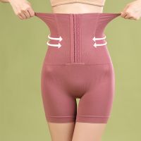 【LZ】 Shapewear sem costura cintura alta boxer cintura trainer espartilho feminino breasted plana barriga calcinha mais tamanho corpo shaper